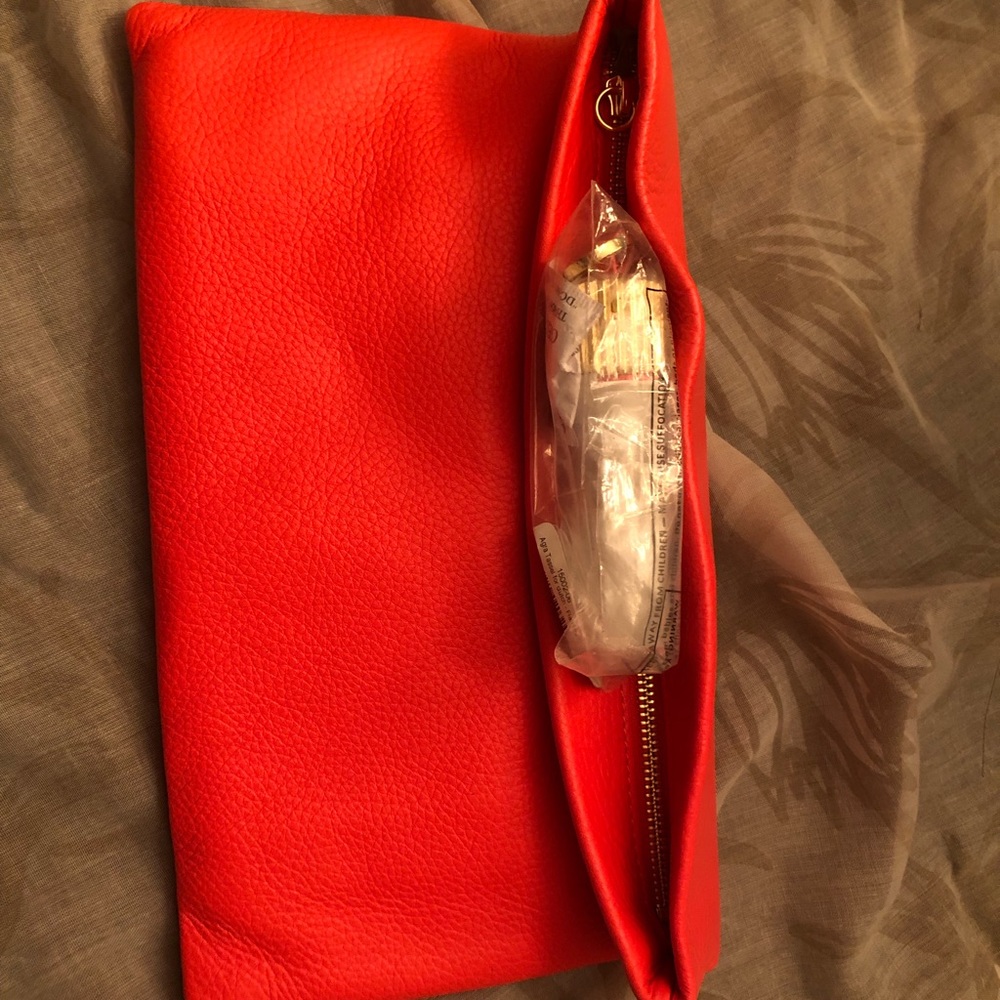 India Hicks Scarlet Clutch